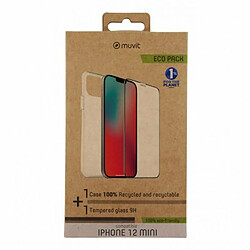 Protection pour téléphone portable Muvit iPhone 12 Mini Apple Transparent