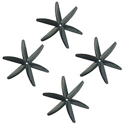 Avis 8 pièces 4 paires 5030 prop cw ccw hélice pour rc qav250 rc quadcopter noir