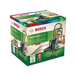 Aspirateur eau et poussiere BOSCH Universalvac 15L - 1000W Livre avec set daccessoires