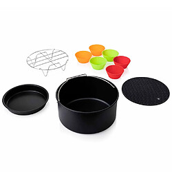 Princess Set d'accessoires de friteuse 10 pcs 3,2 L Métal et silicone