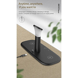 Acheter Qi Wireless Pad Charger Dock Pour IPhone IWatch 6/5/4/3/2 Noir