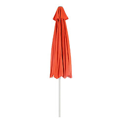 Decoshop26 Parasol de jardin Ø 3m inclinable polyester/aluminium 5kg Terracotta 04_0003884 pas cher