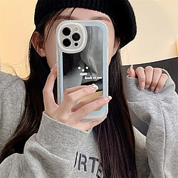 GUPBOO Étui pour iPhone13Pro étui de téléphone miroir simple smiley pour femme anti-chute