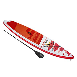 Planche de Stand-Up Paddle Gonflable Bestway Hydro Force Fastblast Tech 381x76x15 cm avec Pagaie, Pompe à Main et Sac