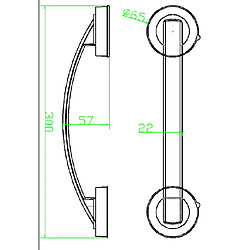 Acheter salle de bain douche baignoire poignée ventouse barre de sécurité sécurité main courante 30cm