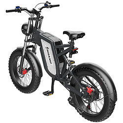 Avis KELKART Vélo Électrique MX25 1000W 25ah Batterie 20" Gros Pneus Shimano 7 Vitesses - Noir