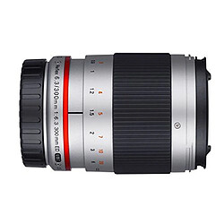 Samyang Reflex f/6.3 300mm Fujifilm X Objectif Argent