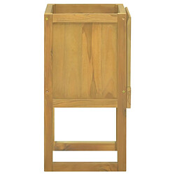 Acheter Maison Chic Armoire de salle de bain,Meuble de rangement,Meuble haut 45x45x75 cm Bois de teck solide -GKD913577