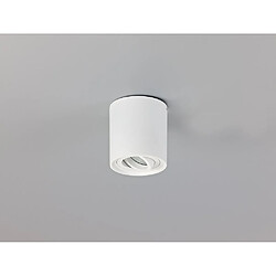 Avis Inspired Projecteur cylindrique réglable monté en surface, 1 lumière GU10, blanc sable