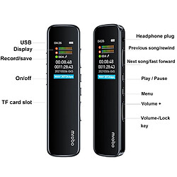 Avis Dictaphone HD 3D Réduction Bruit 32GB Enregistrement Sécurisé Musique YONIS