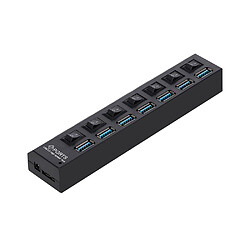 Avis 7 ports USB 3.0 HUB Splitter USB 7 ports Expander avec commutateur pour PC641