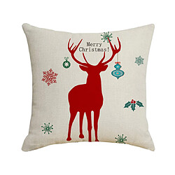 Acheter P51 4PCS 45 * 45cm Christmas De Noël Lettres Modèle Taie d'oreiller Taie d'oreiller Tampon Coussin Coussin Coussin House Meuble Décoration