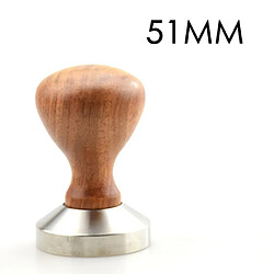 Acier Inoxydable Expresso Café Grain Inviolable Outil De Presse Manche En Bois #2 51mm