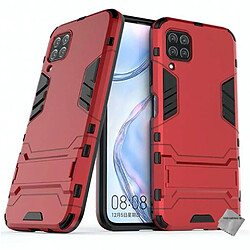 Htdmobiles Coque rigide anti choc pour Huawei P40 Lite + film ecran - ROUGE