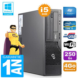 PC Fujitsu Esprimo E500 E85+ SFF Core I5-2400 RAM 4Go Disque 250 Go Wifi W7 - Occasion