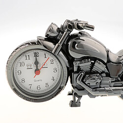 Avis Horloge moto rétro sculpture moto modèle art artisanat décor argent A