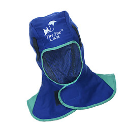 Casque Ignifuge Safey Welder Neck Protect Hood Hood Welder Head Cover Blue pas cher