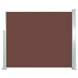 vidaXL Auvent latéral rétractable 120 x 300 cm Marron