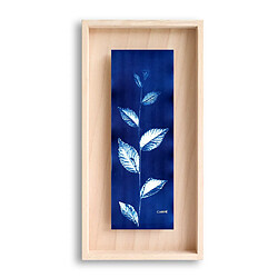 Swabdesign Cadre Carpë cyanotype Orme 40x20cm