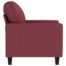 Acheter Maison Chic Fauteuil relax,Chaise pour salon Rouge bordeaux 60 cm Tissu -MN90620