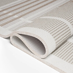 Avis ICONIK INTERIOR Grand Tapis Design Contemporain et Moderne - Beige (290x200 cm) - Verla Beige