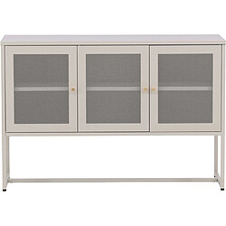 Venture Home Buffet 3 portes en acier Malla beige.