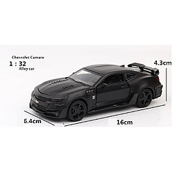 Universal 1: 32 Chevrolet Camaro alliage modèle de voiture son et léger moule en métal coulé jouets de voiture enfants garçons cadeaux moulée sous pression voiture jouet | Voiture jouet moulée sous pression (noir)