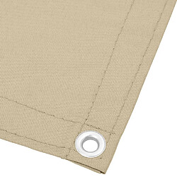 Avis vidaXL Écran de balcon beige 75x800 cm 100% polyester oxford