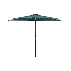 Beliani Parasol de jardin semi-circulaire 270 cm vert GALATI