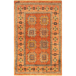 Vidal Tapis de laine 165x105 orange Kashkuli