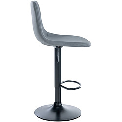 Acheter Non Tabouret de bar Divo simili cuir noir