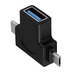 Adaptateur otg usb 2 en 1