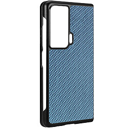 Avizar Coque pour Honor Magic Vs Style carbone Conception 2 parties Bleu