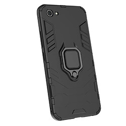 Wewoo Coque Housse de protection antichoc PC + TPU pour Vivo Y83, avec support d'anneau magnétique (noir)