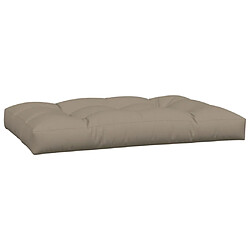 Acheter vidaXL Coussins de palette lot de 7 taupe tissu