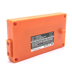 vhbw NiMH batterie 2000mAh (7.2V) orange pour télécommande pour grue Remote Control Gross Funk GF500