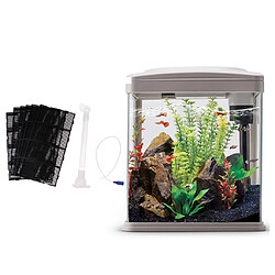 Réservoir de poissons d'aquarium sous le filtre de gravier de panneau de plaque d'air tube rs-24p