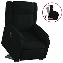 Maison Chic Fauteuil Relax pour salon, Fauteuil inclinable noir tissu -GKD68842