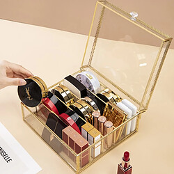 Universal Organisateur de maquillage en plastique, verre, rouge à lèvres, fard à paupières, boîte de rangement, accoudoir, meuble de fabrique de cosmétiques, étagère à poudre