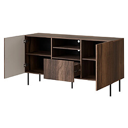 Bestmobilier Franco - buffet bas - bois - 150 cm