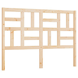 vidaXL Tête de lit 156x4x104 cm Bois massif de pin