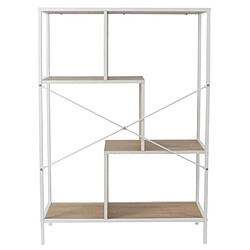 Acheter The Home Deco Factory Etagère en bois et métal EDISON - H. 113 cm - Blanc et marron