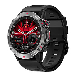 INF Montre intelligente / montre de sport avec appels Bluetooth Black