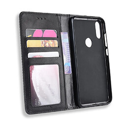 Avis Wewoo Housse Coque Étui en cuir à boucle magnétique avec rétro pour Crazy Horse Texture horizontale Xiaomi Redmi 7avec porte-carte et fentes cartes et cadre photo Noir