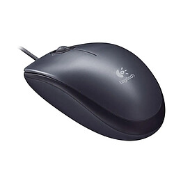 Ratón Logitech M90/ Hasta 1000 DPI/ Gris