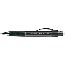 FABER-CASTELL Porte-mines GRIP PLUS 1307, noir-métallique ()