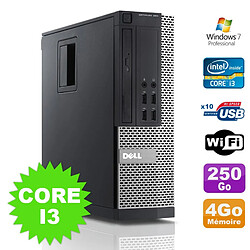 PC Dell Optiplex 990 SFF I3-2120 3.3GHz 4Go Disque 250Go DVD Wifi W7 - Occasion