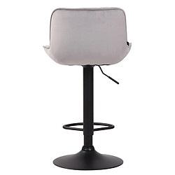 Non Tabouret de bar Lentini velours noir pas cher