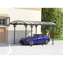 Habitat Et Jardin Carport voiture Protector - 15m² - 5.05 x 3 x 2,3 m