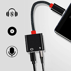 Acheter GUPBOO Adaptateur USB-C vers Jack 3,5 mm 2 en 1 pour POCO F3 5G,JL1259